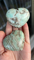 Amazonite Hearts