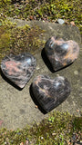 Black Moonstone Hearts