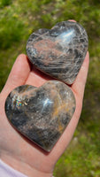 Black Moonstone Hearts