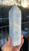 Blue Calcite Point