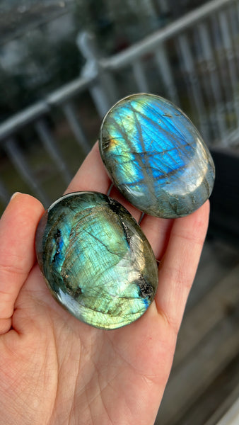 Labradorite Palm Stones