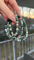 Moss Agate Bracelets