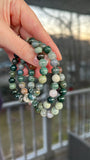 Moss Agate Bracelets