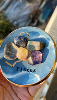 Pisces Crystal Zodiac Set