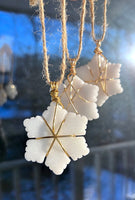 WIRED Quartz Snowflake Hanging Ornaments