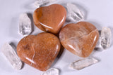 Red Calcite Hearts