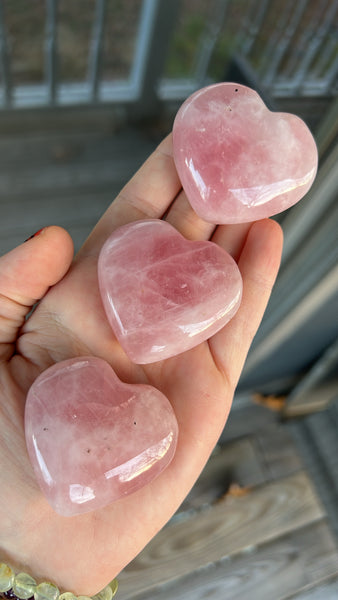 Rose Quartz Hearts