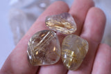 Rutilated Quartz Tumbled Stones