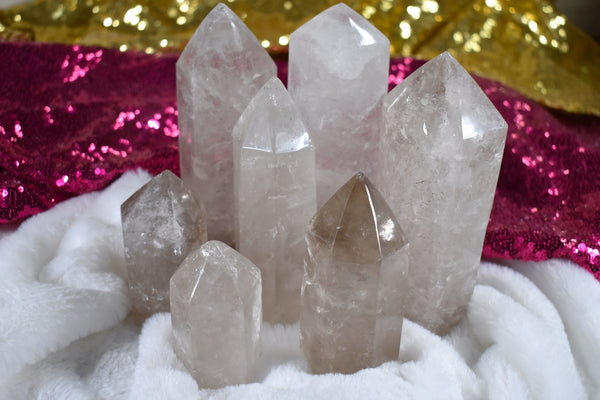 Smokey Quartz Towers