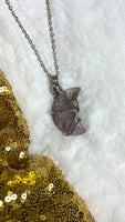 WIRED Amethyst Moon Necklace